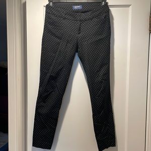 Black and white dress pants